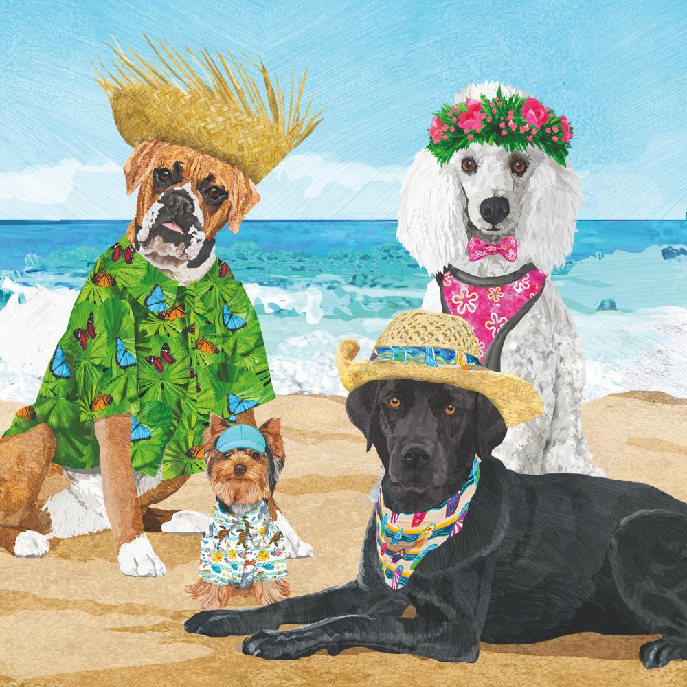 Beach Party Paper Napkin 20 Pk