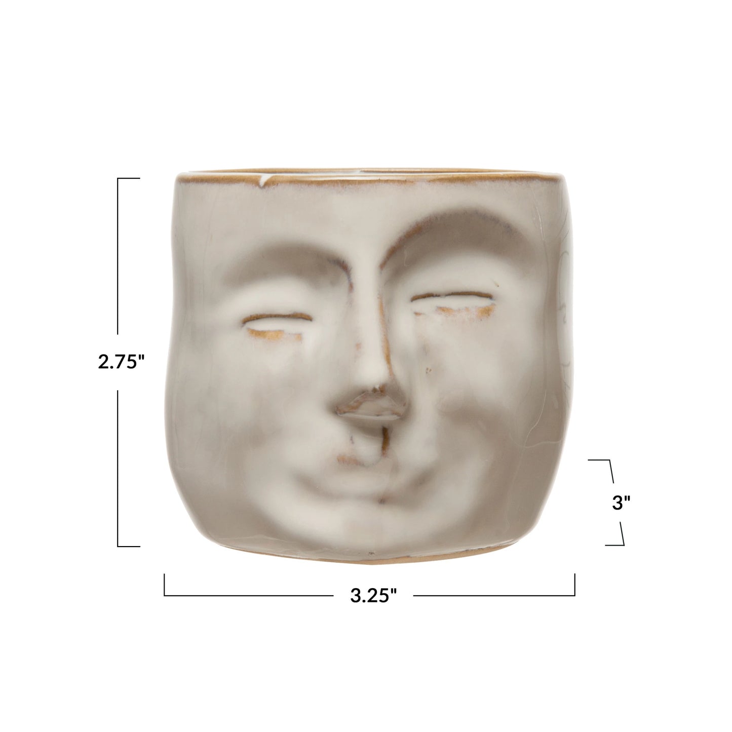 Mini Planter with Face
