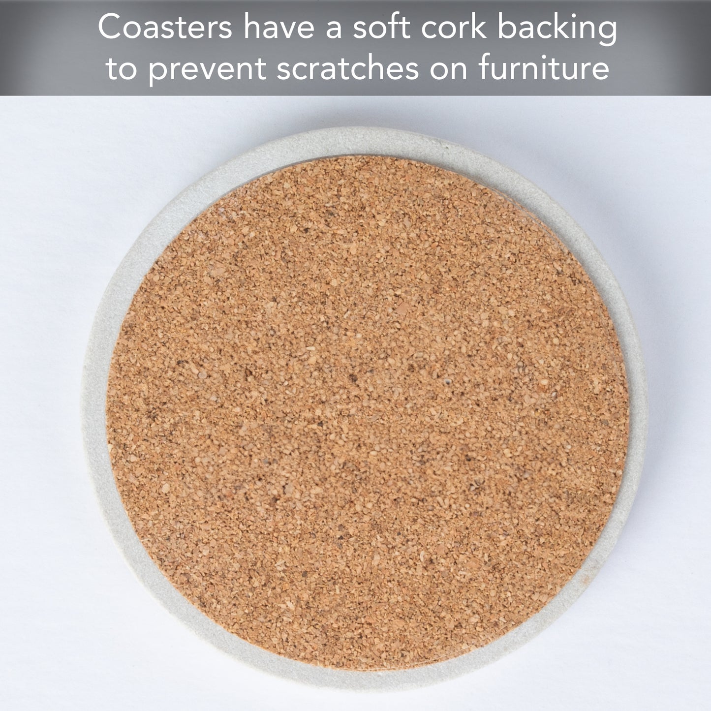 Sandstone Round Coaster S/4