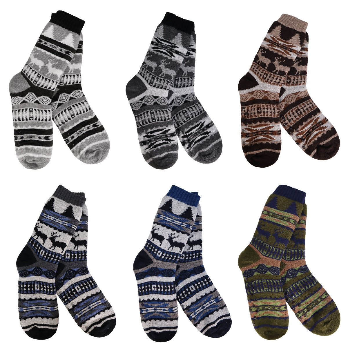 Elk Lodge Slipper Socks