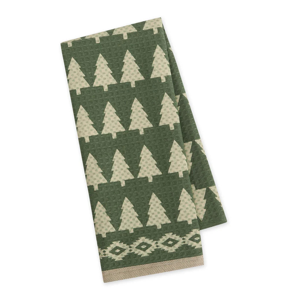 Trees Waffle Dishtowel