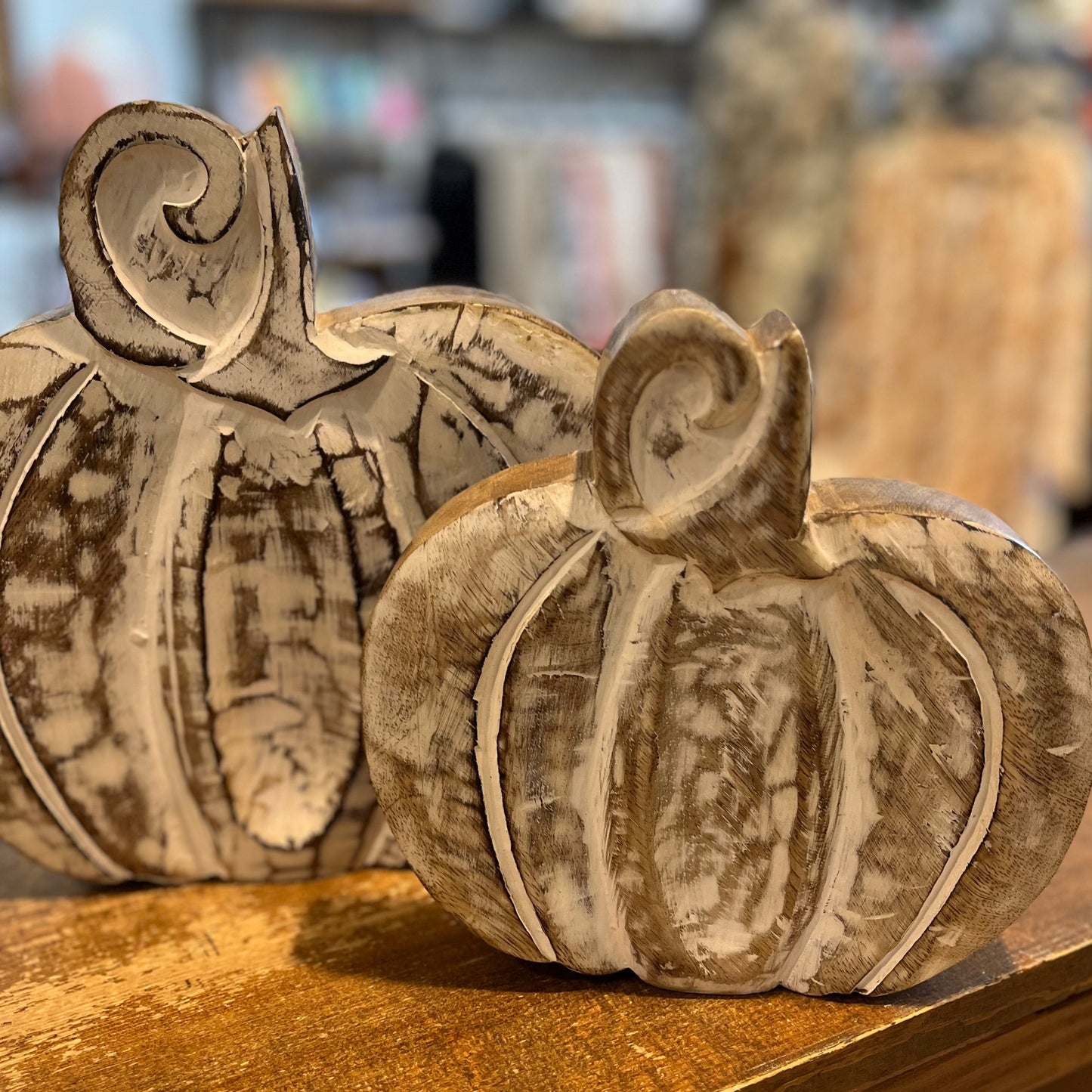 White Wash Pumpkin