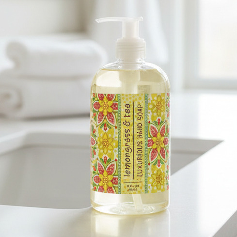 Flower Garden Liquid Soap
