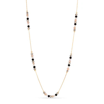 Crystal and Gold Necklace