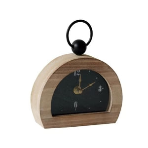Arch Wood Table Clock