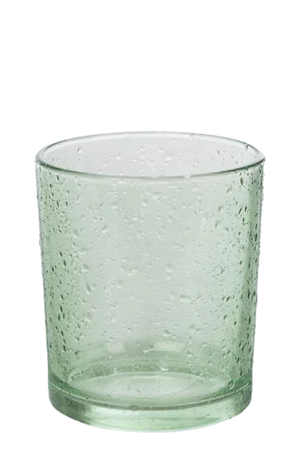 Raindrops Glass Votive