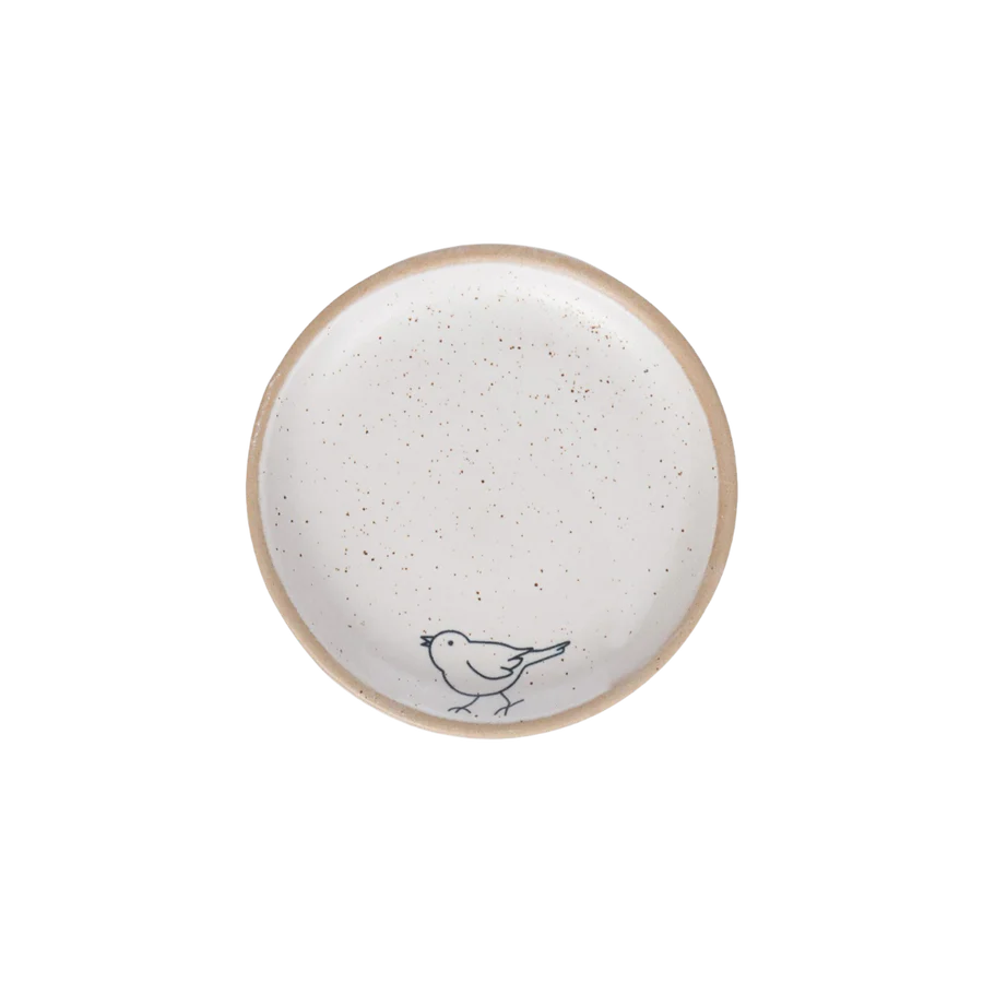 Sketched Bird Trinket Dish