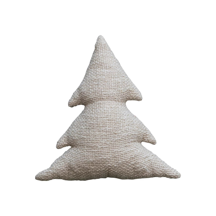 Gold Metallic Tree Pillow