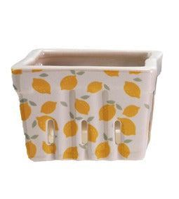 Stoneware Berry Basket