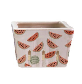 Stoneware Berry Basket