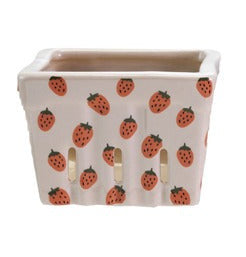 Stoneware Berry Basket