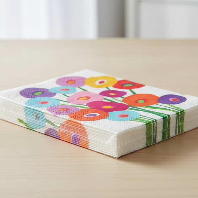 Super Bloom Paper Napkin Pk20