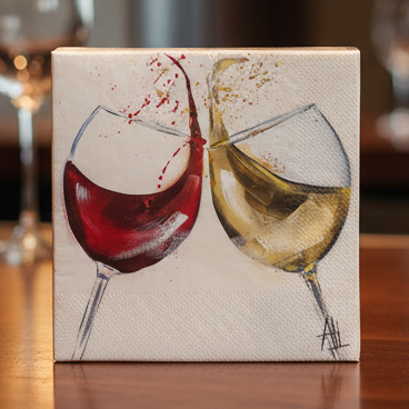 Rouge Et Blanc Napkins