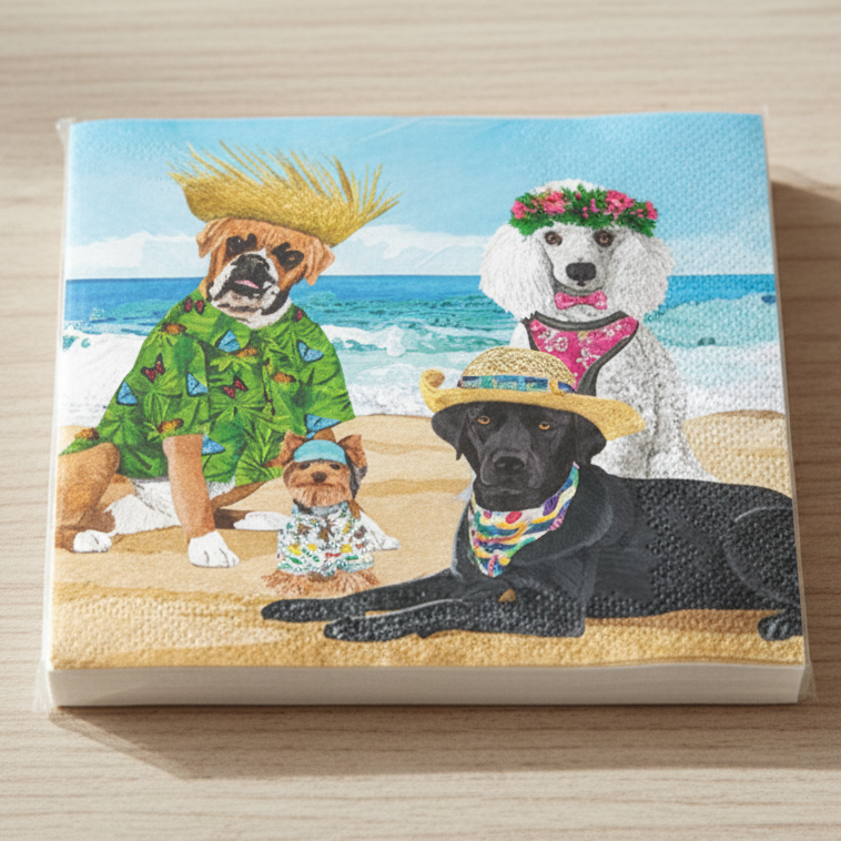 Beach Party Paper Napkin 20 Pk