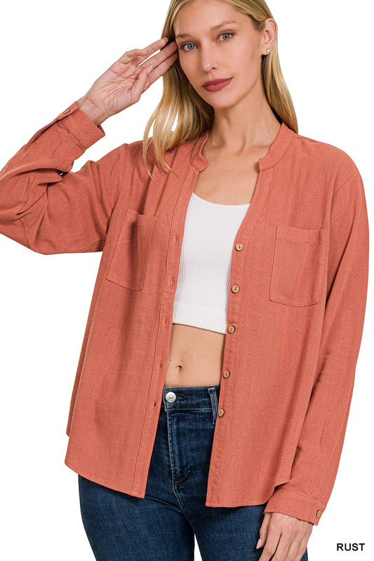 Zen Linda Henley Shirt