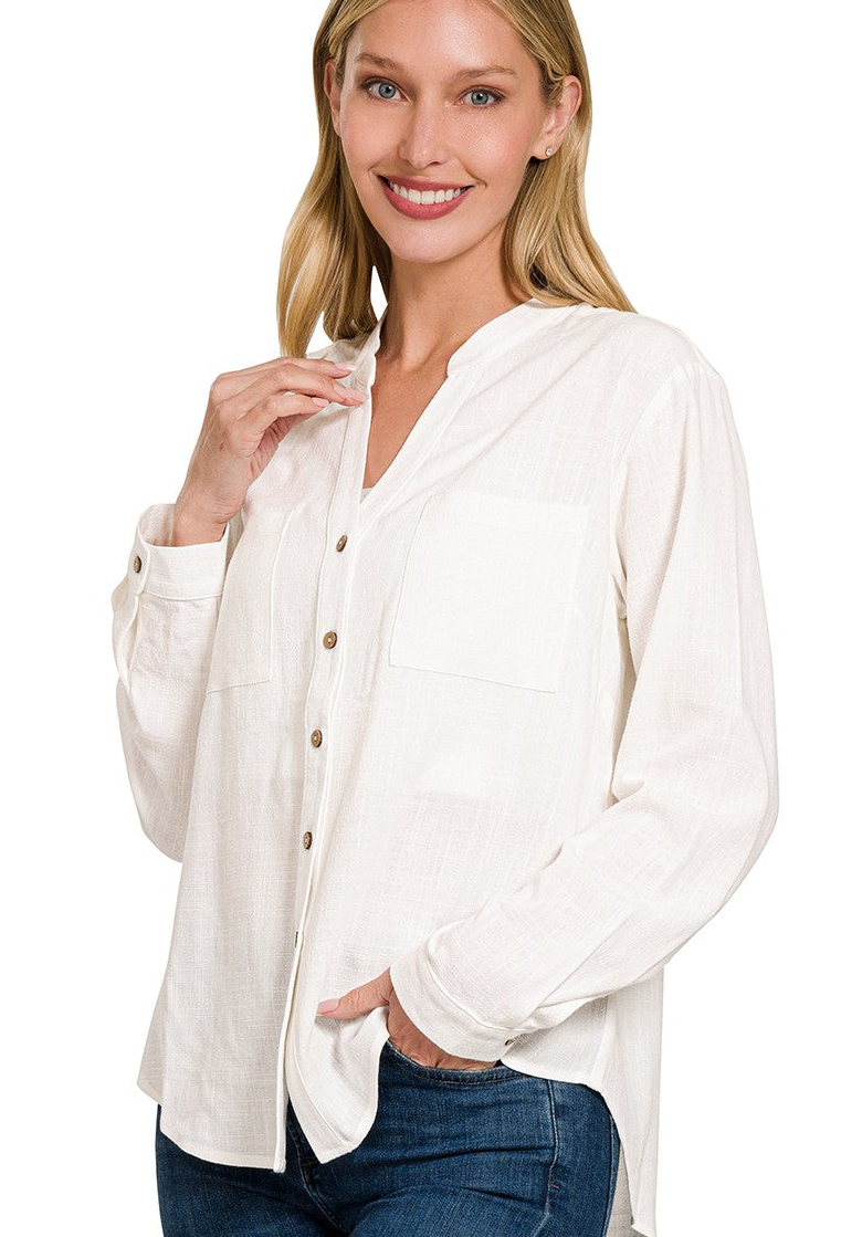 Lucy Linen Blend Shirt