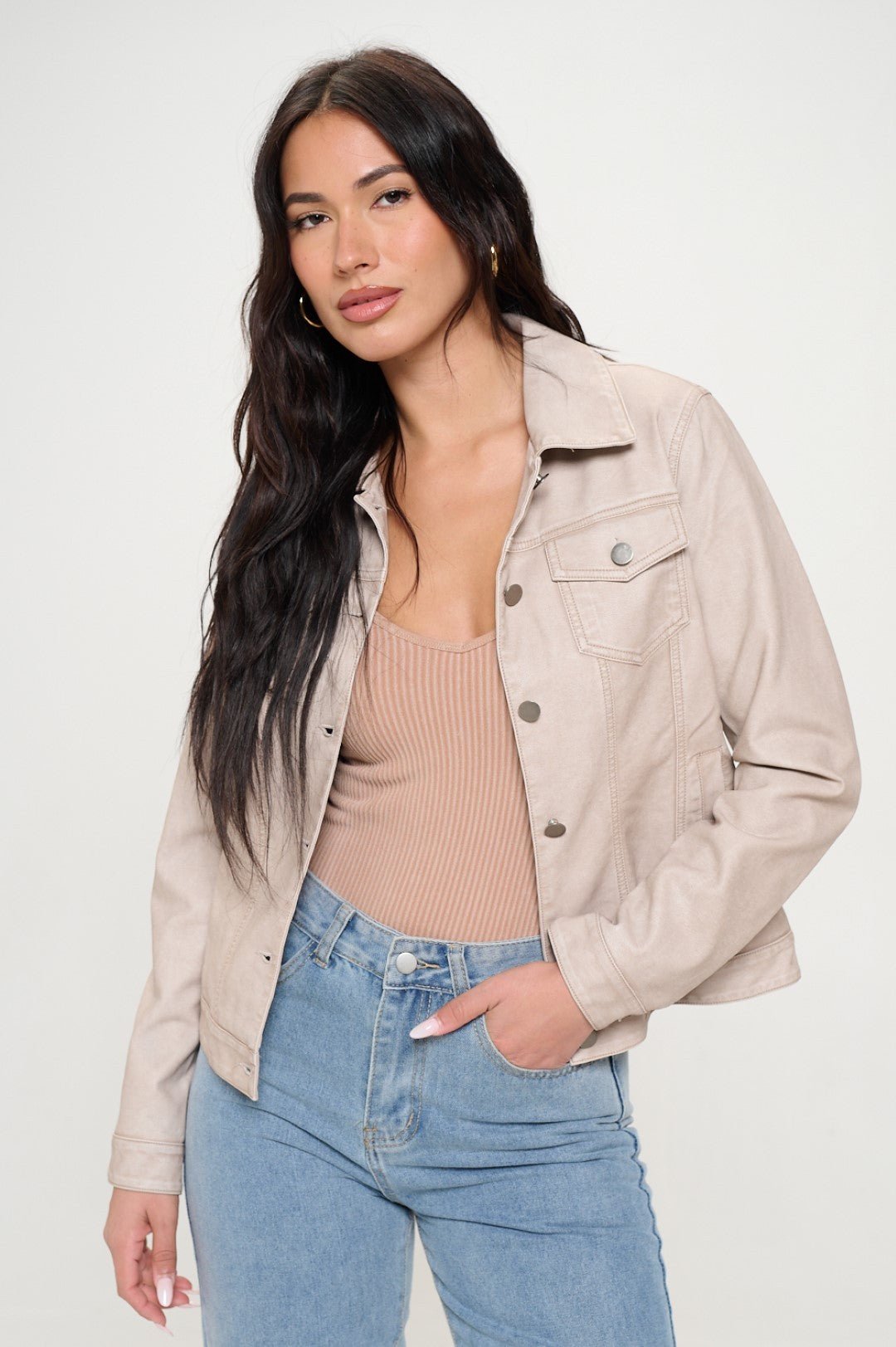 Aspen Vegan Leather Jacket