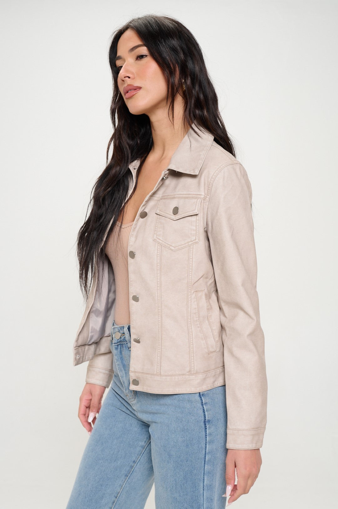 Aspen Vegan Leather Jacket