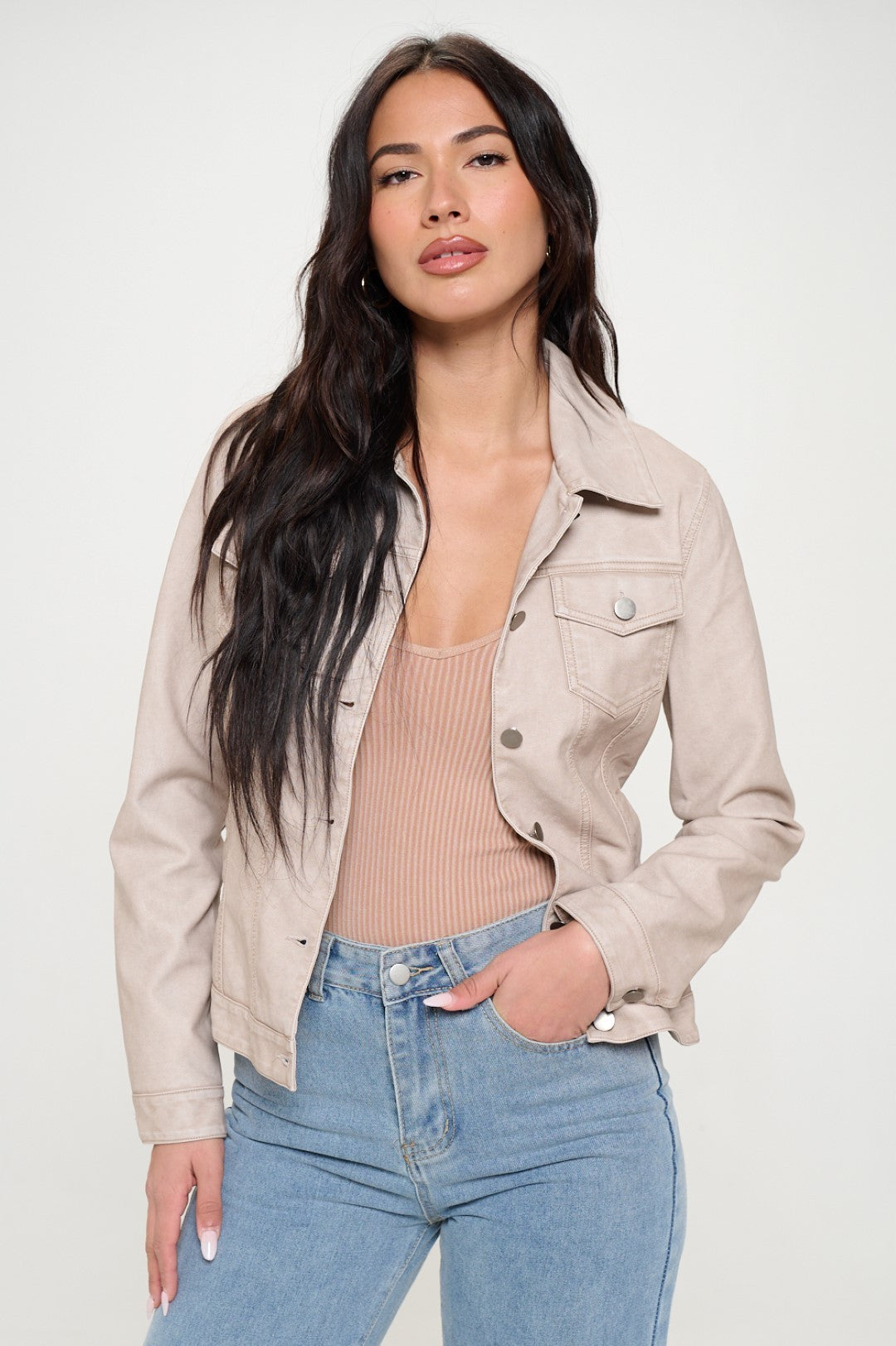 Aspen Vegan Leather Jacket