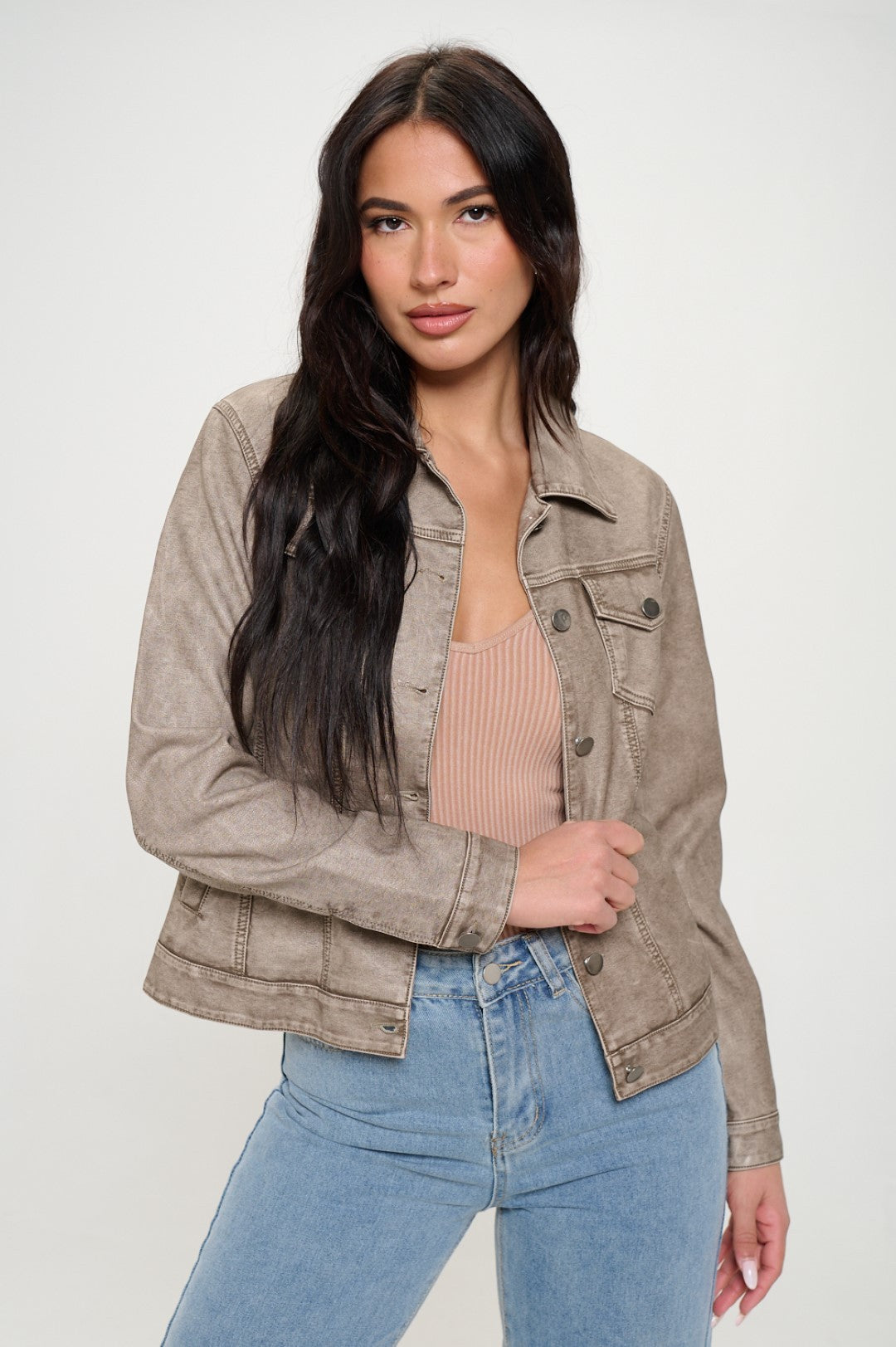 Aspen Vegan Leather Jacket