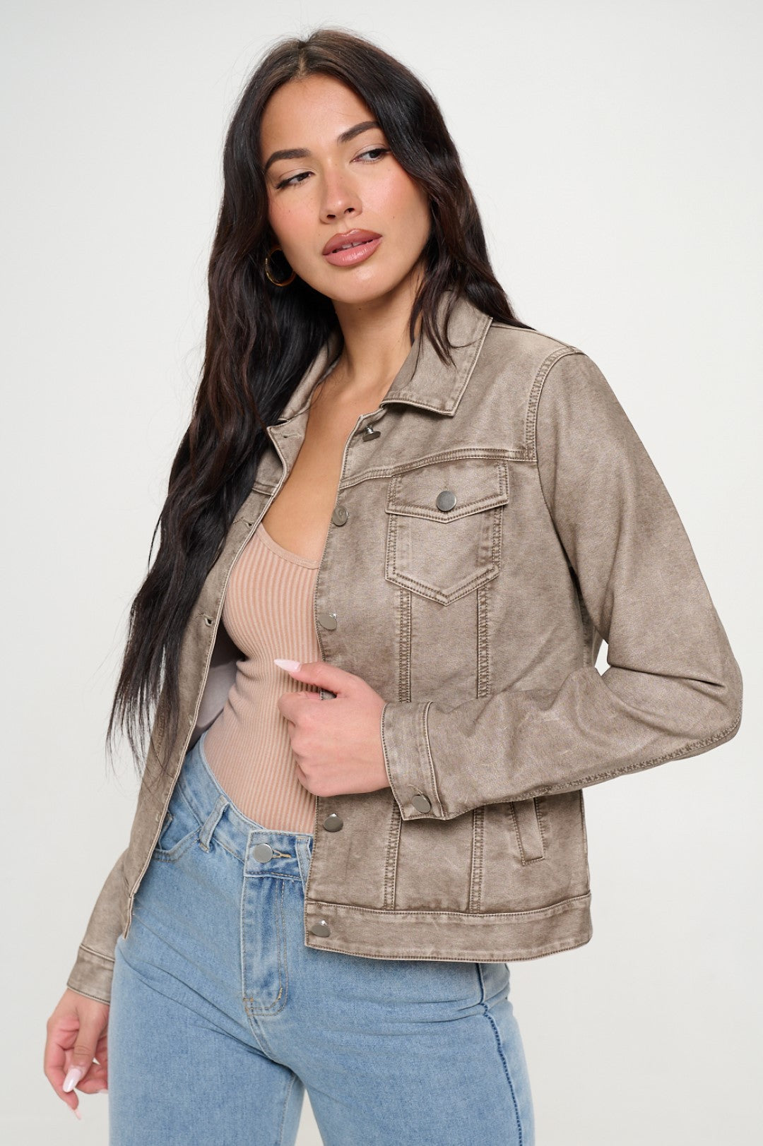 Aspen Vegan Leather Jacket