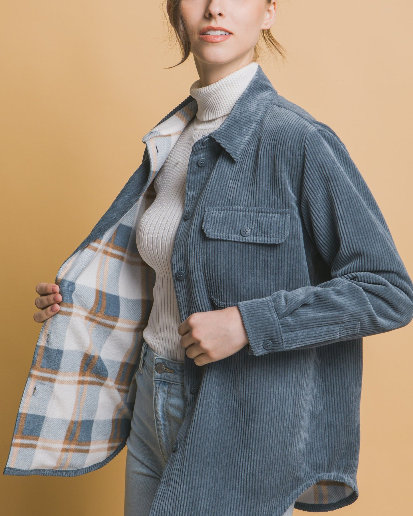 Myra Reversible Shirt Jacket