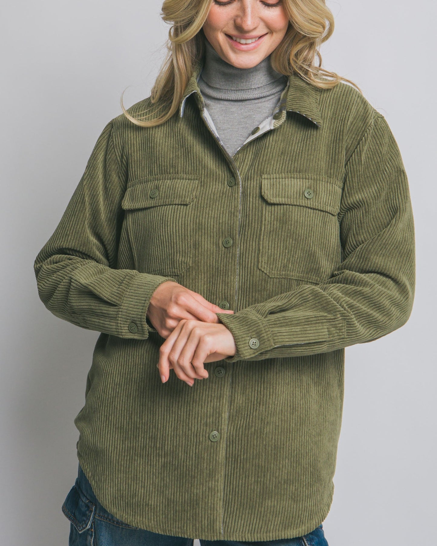 Myra Reversible Shirt Jacket