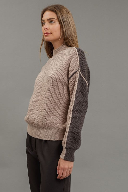 Melody Color Block Sweater