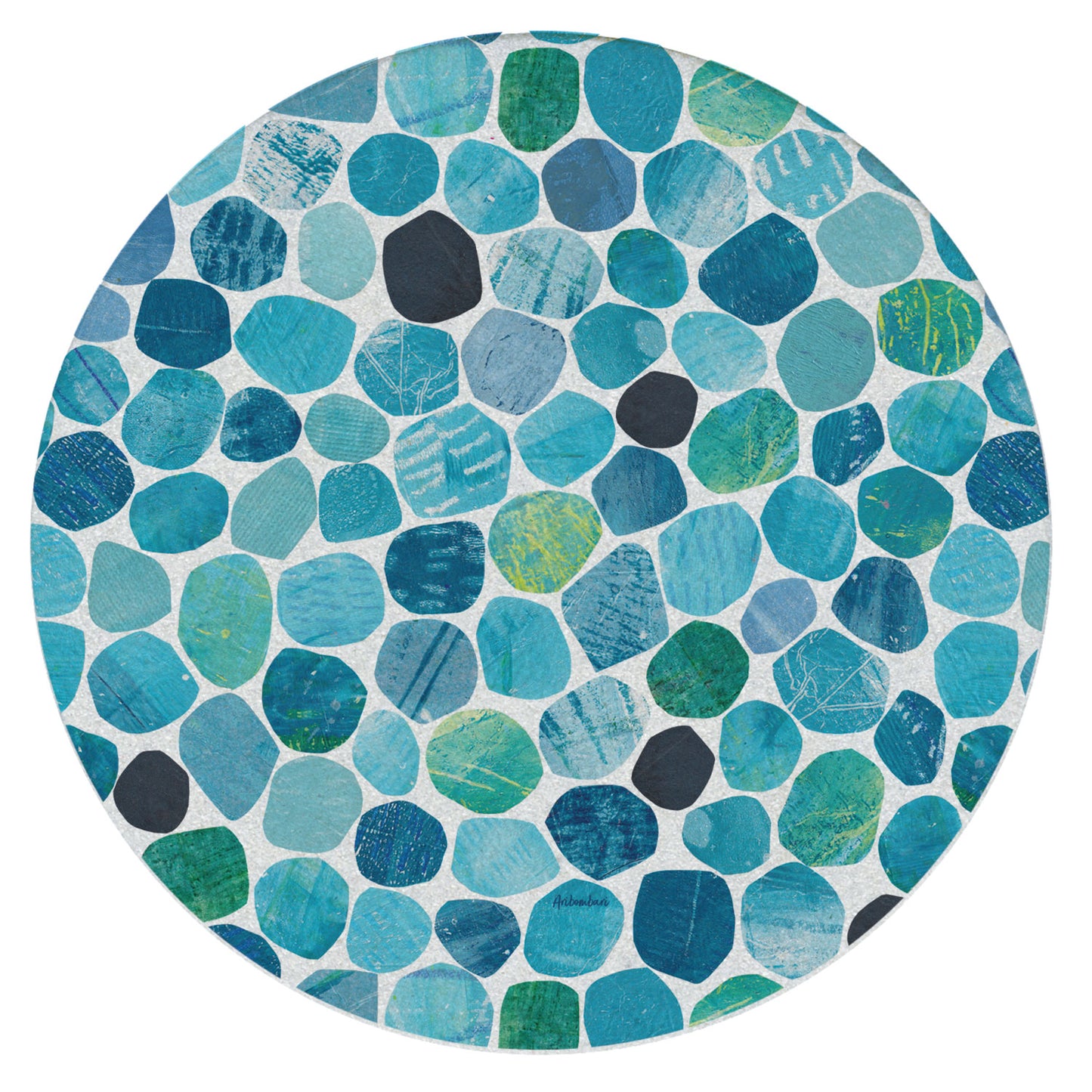 Round Stone Coaster Single