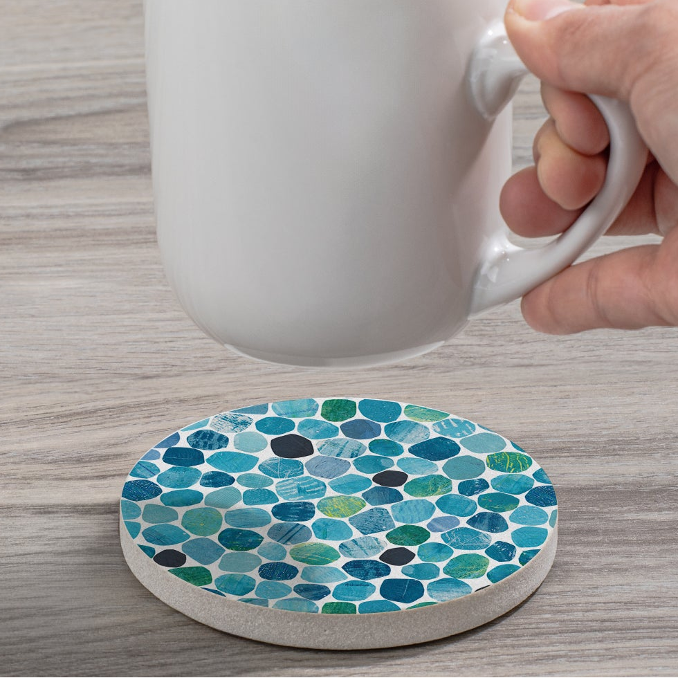Round Stone Coaster Single