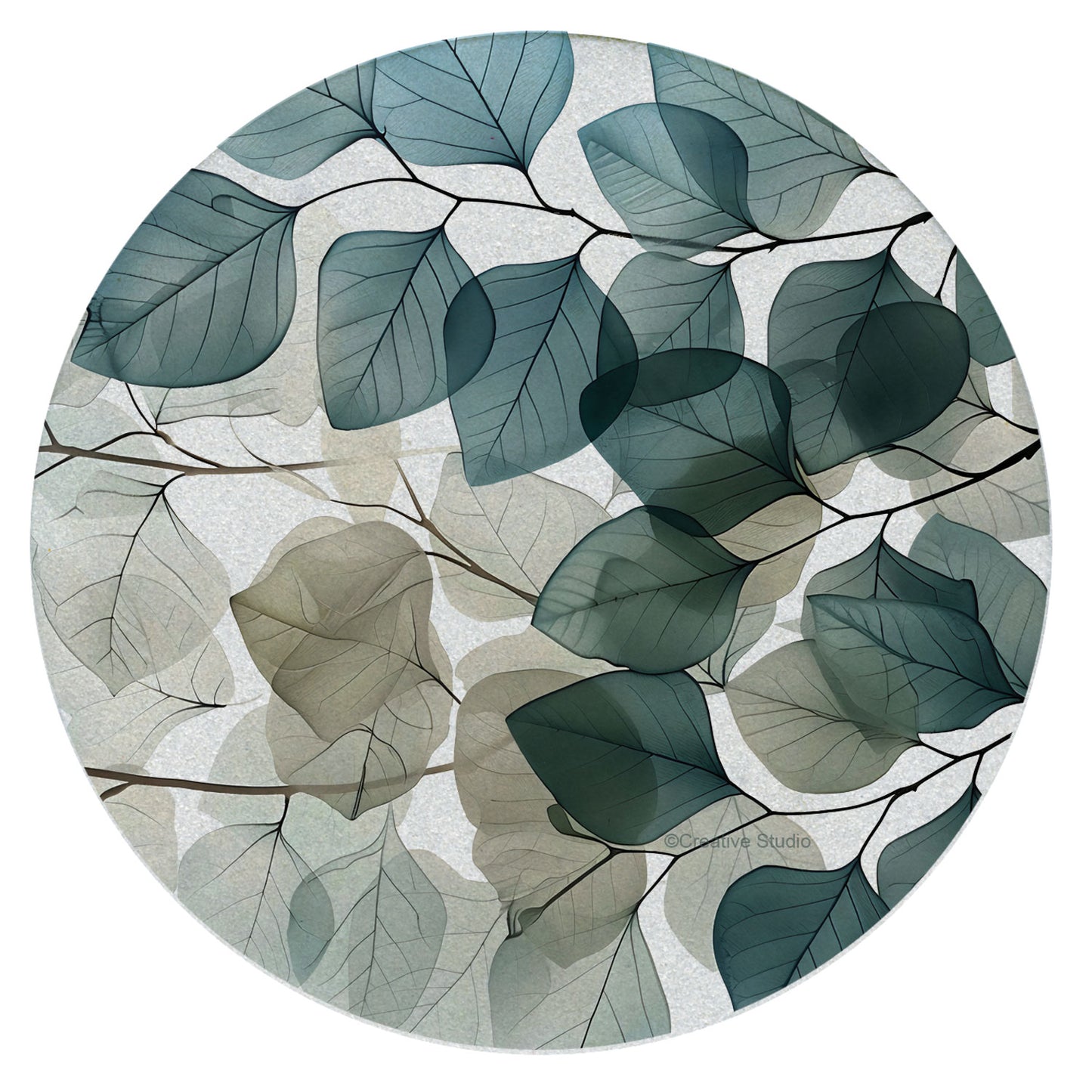 Round Stone Coaster Single