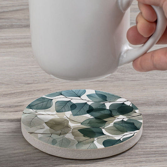 Round Stone Coaster Single