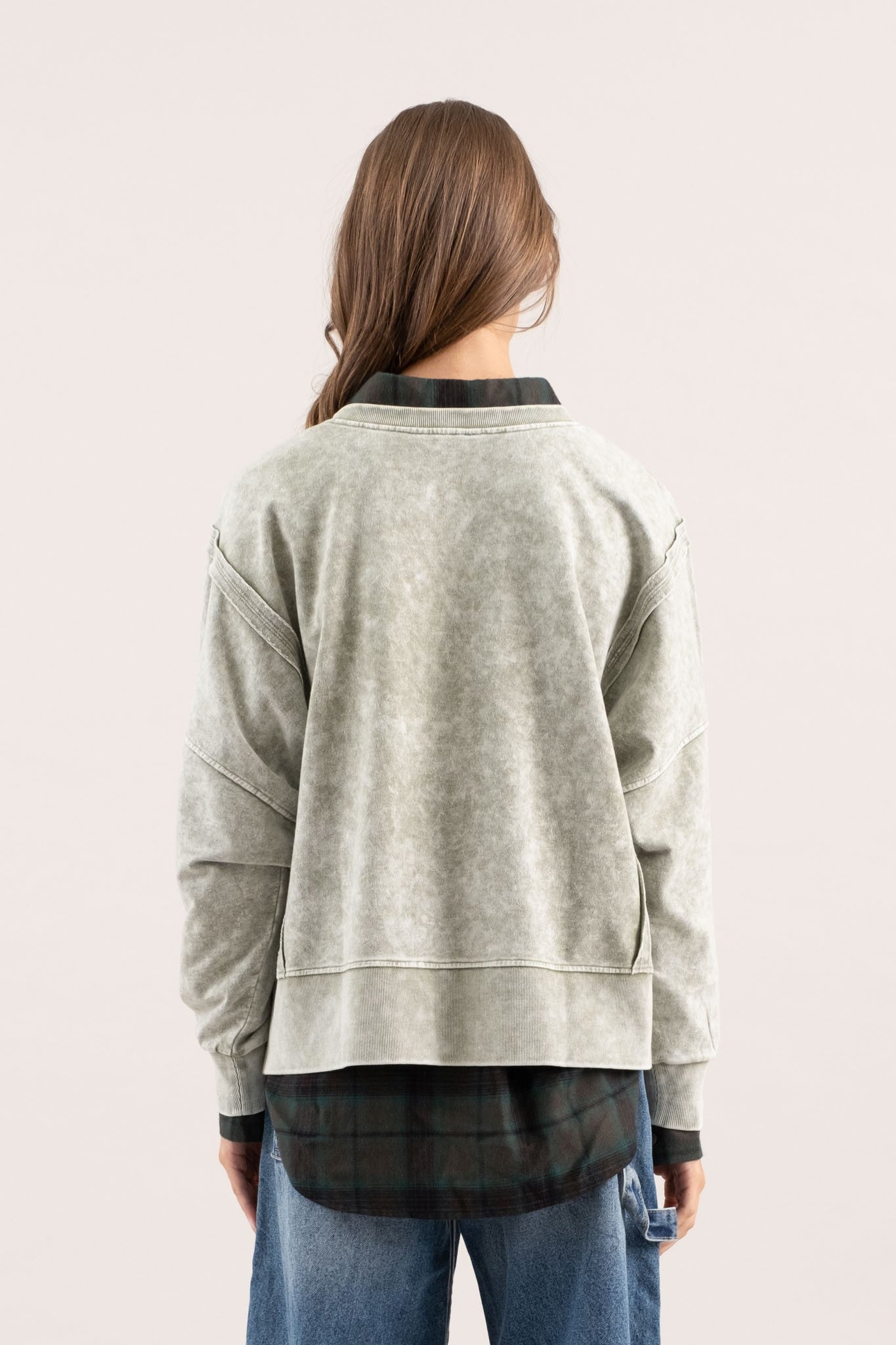 Margo Washed Fleece Top