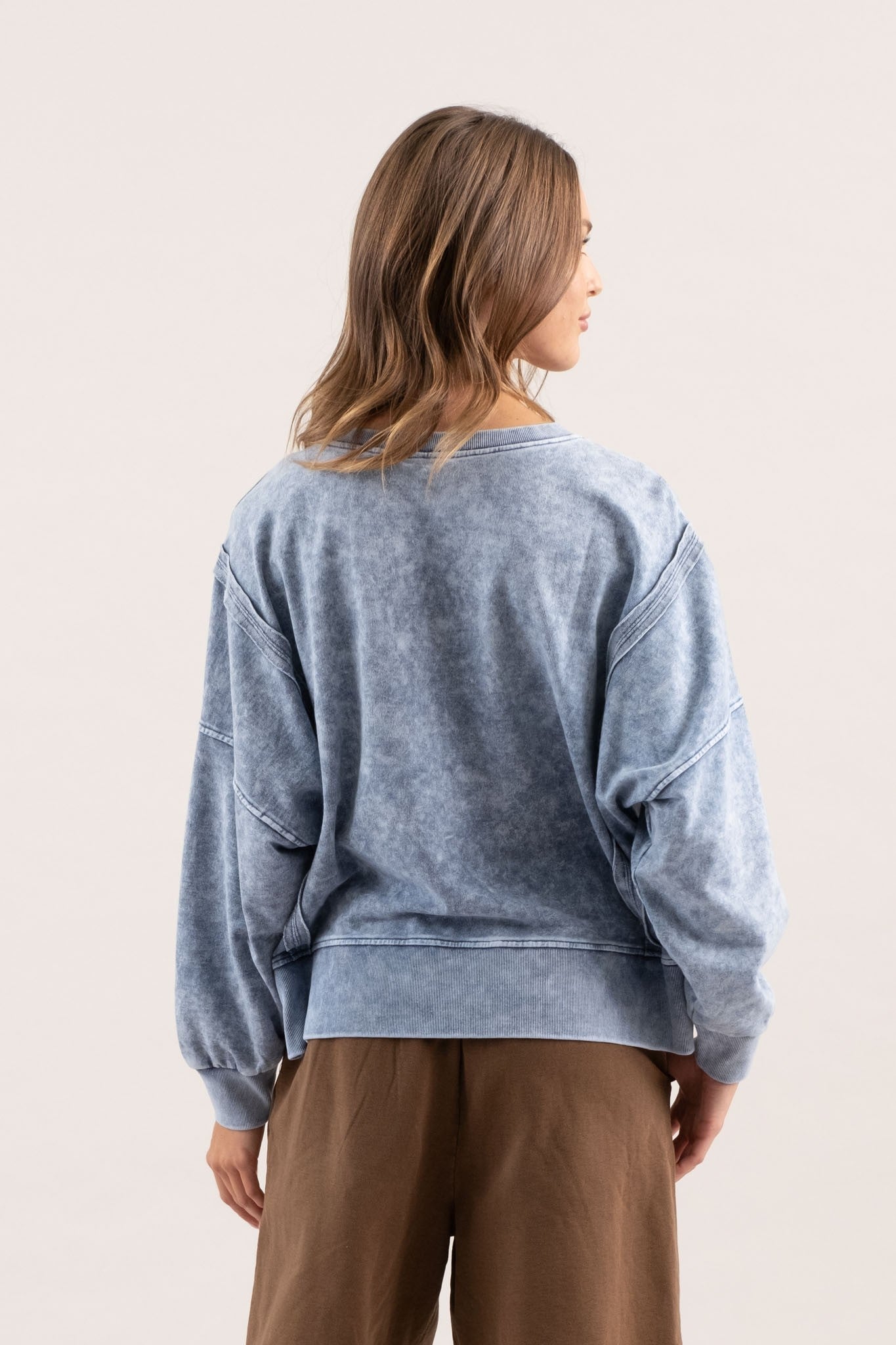 Margo Washed Fleece Top