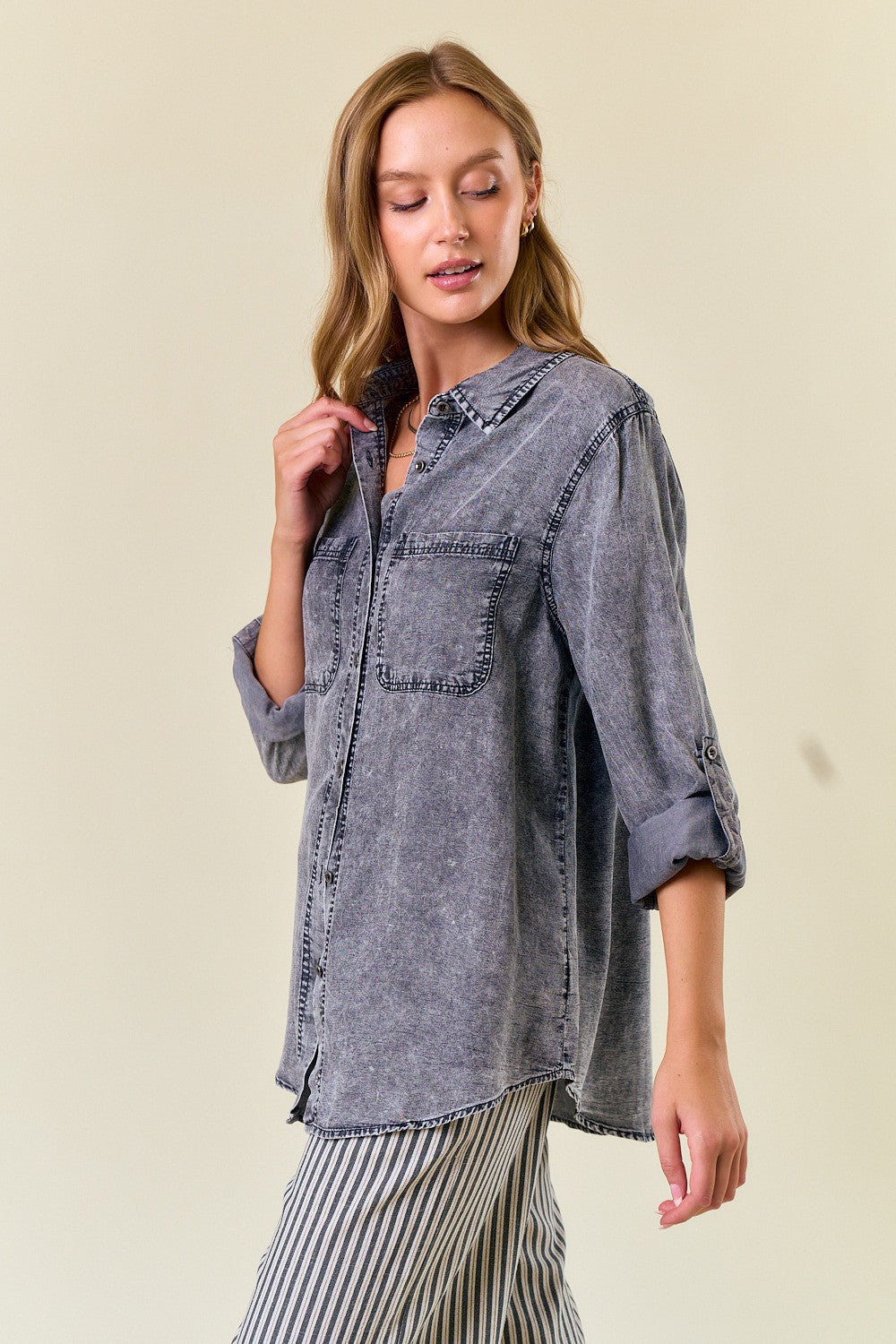 Teri Chambray Shirt