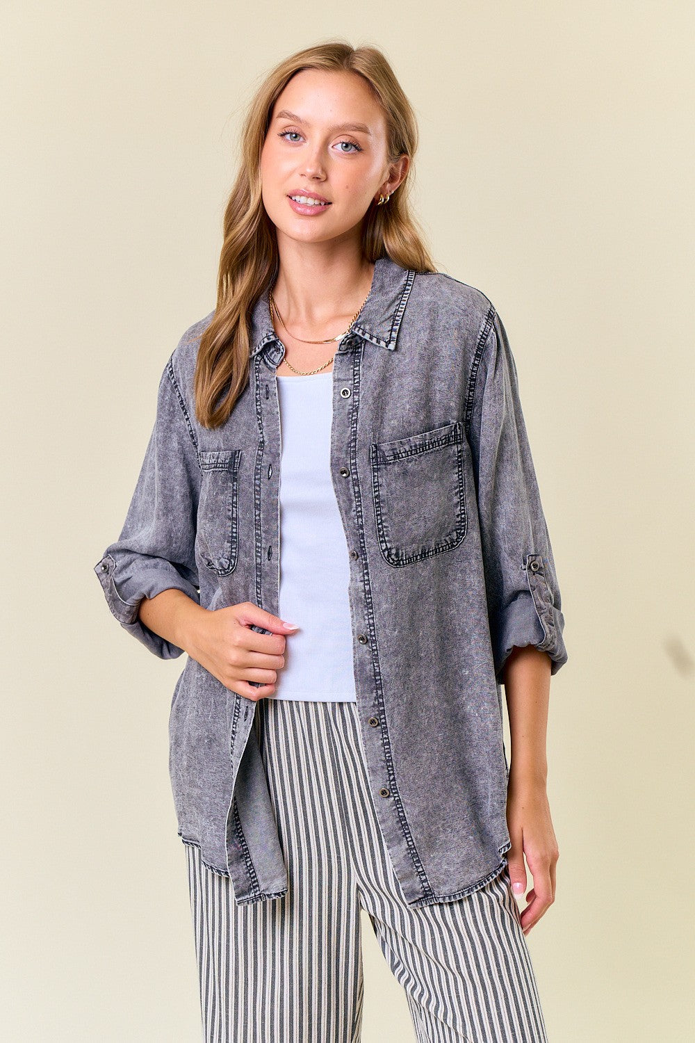 Teri Chambray Shirt