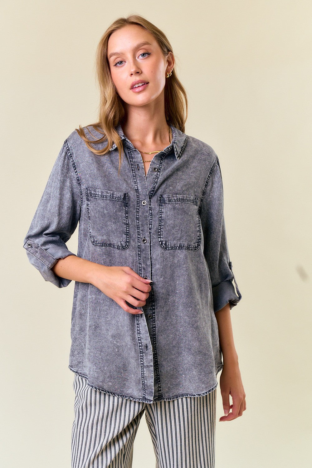 Teri Chambray Shirt