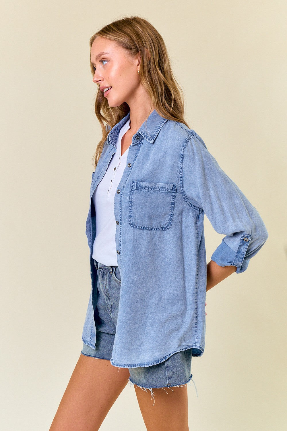 Teri Chambray Shirt