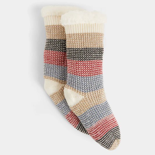 Log Cabin Slipper Sock