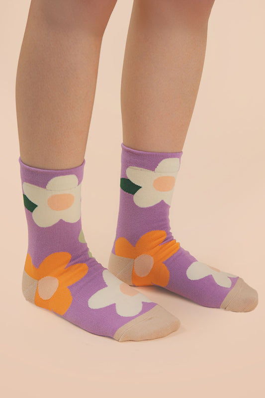 Floral Print Socks