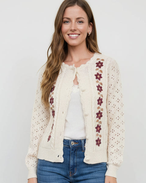 Ginny Crochet Cardigan