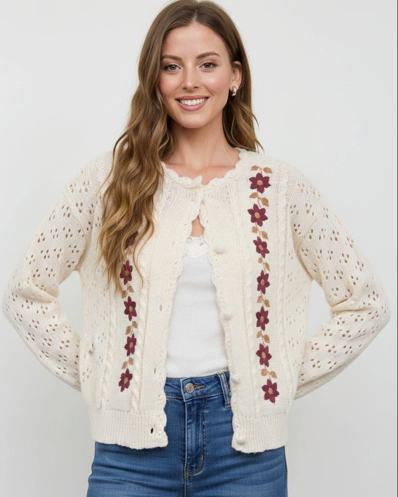 Ginny Crochet Cardigan