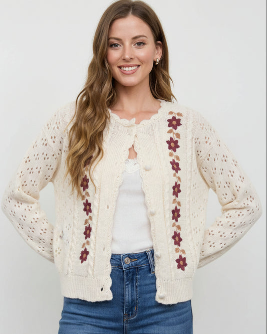 Ginny Crochet Cardigan