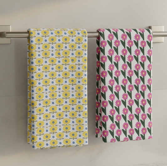 Microfiber Flower Towel