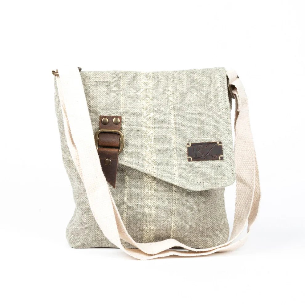 Zoe Jute Stripe crossbody