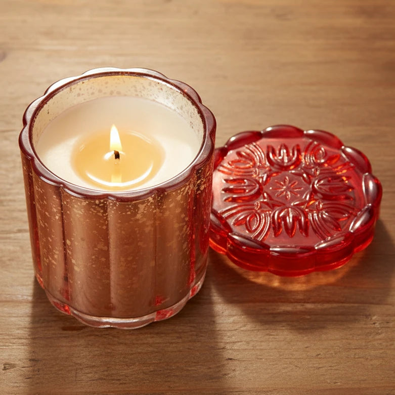 Flourish Glass Candle