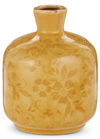 Mustard Bud Vase
