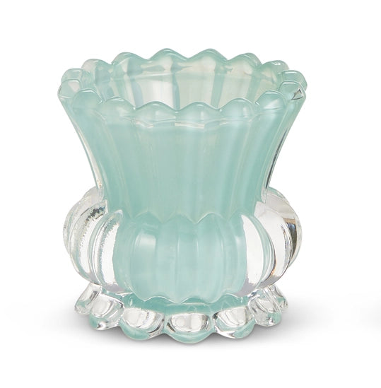 Ruffle Glass Votive