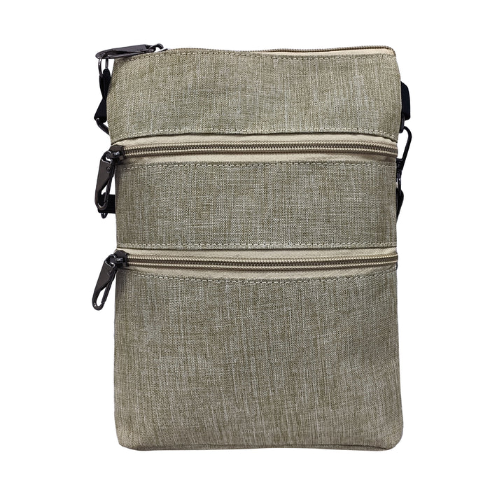 Calla Triple Zipper Crossbody