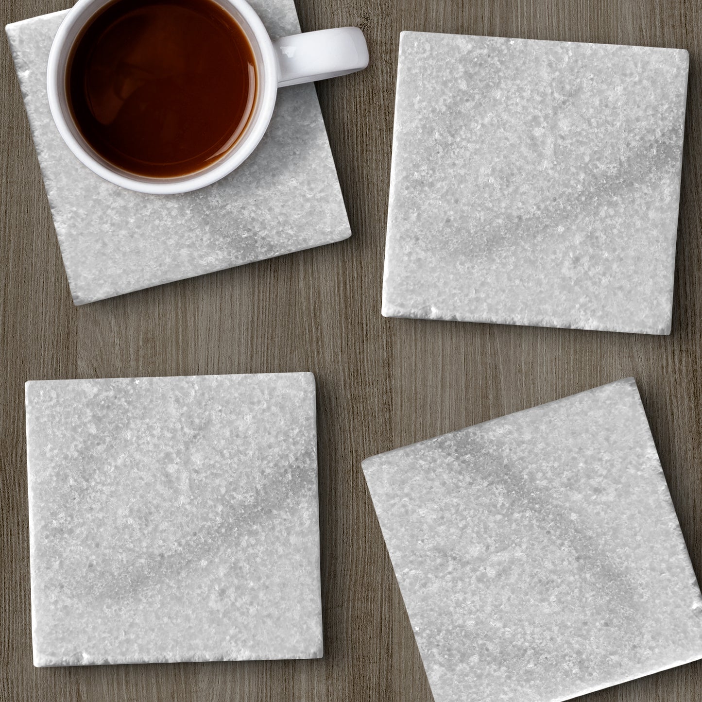 Natural Stone Coaster S/4